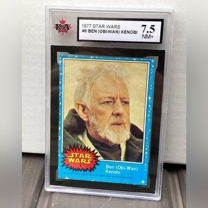 1977 Star Wars #6 Ben Obi Wan Kenobi KSA 7.5 FRESHLY GRADED NOT PSA
